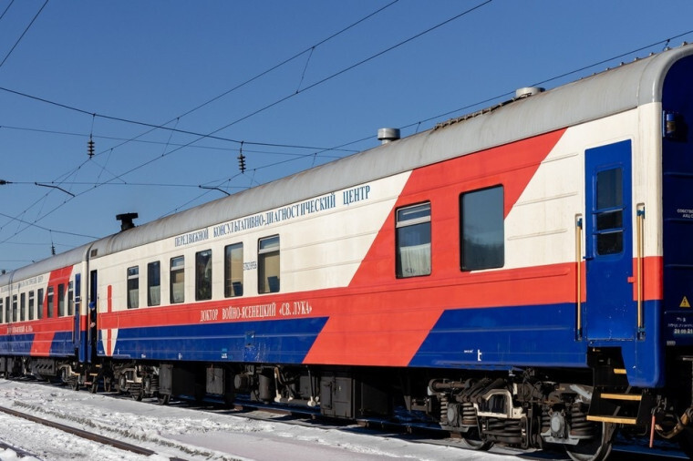 Поезд здоровья"Доктор Войно-Яснецкий (святитель Лука)". Поезд здоровья"Доктор Войно-Яснецкий (святитель Лука)".